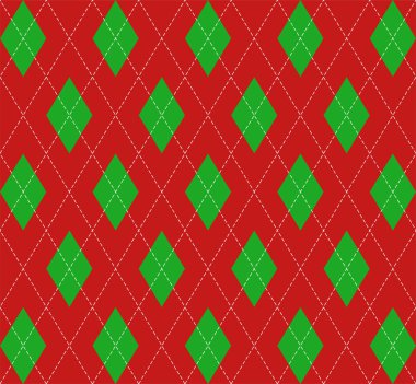 Yılbaşı yeni yıl Argyle. Desen İskoç kafes