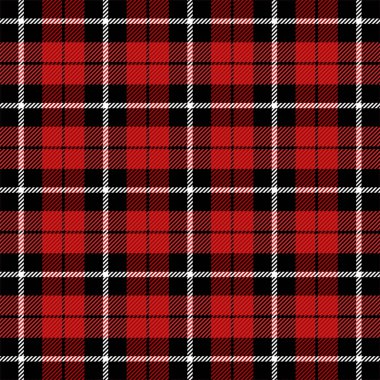 Yılbaşı Tartan. Kalıp İskoç kafesi