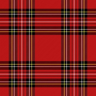 Yılbaşı Tartan. Kalıp İskoç kafesi