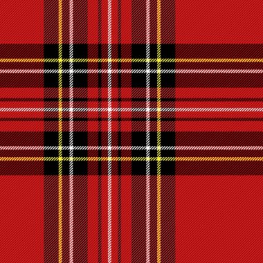 Yılbaşı Tartan. Kalıp İskoç kafesi