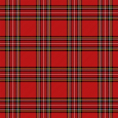 Yılbaşı Tartan. Kalıp İskoç kafesi