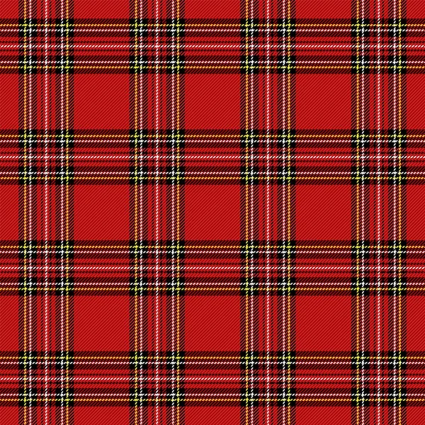 Natale nuovo anno Tartan. Modello gabbia scozzese — Vettoriale Stock