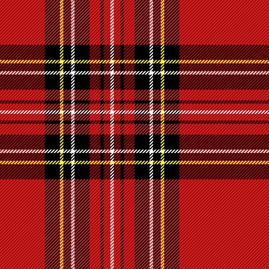 Yılbaşı Tartan. Kalıp İskoç kafesi
