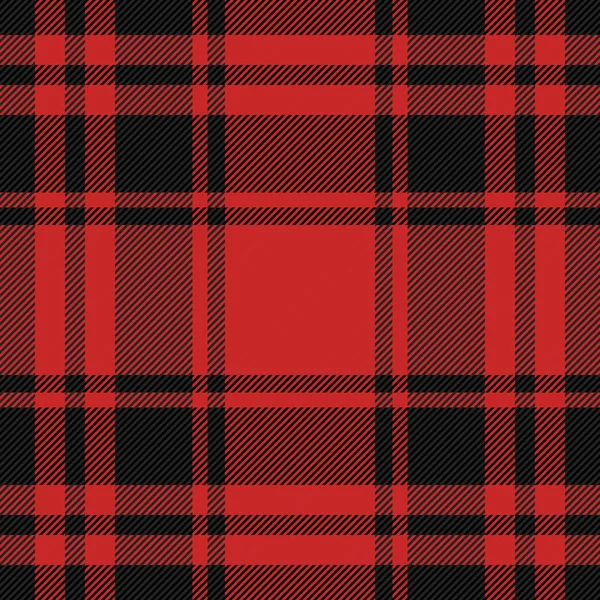 Julnyår Tartan. Mönster för skotsk bur — Stock vektor