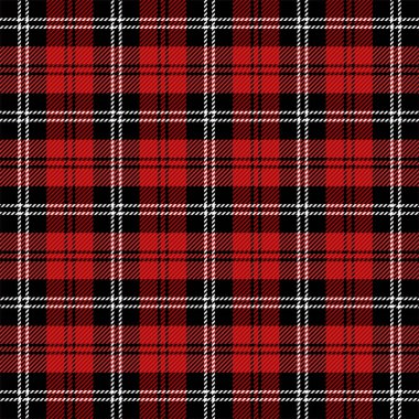 Yılbaşı Tartan. Kalıp İskoç kafesi