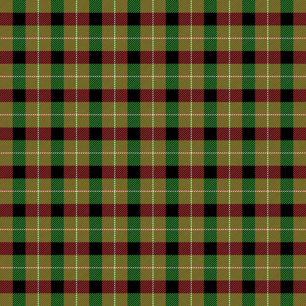 Weihnachten Neujahr Tartan. Muster Schottischer Käfig — Stockvektor