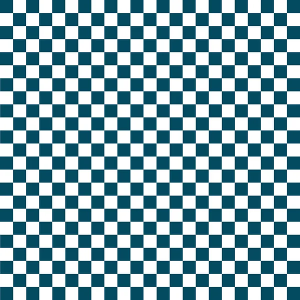 Branco e azul checkered fundo — Vetor de Stock
