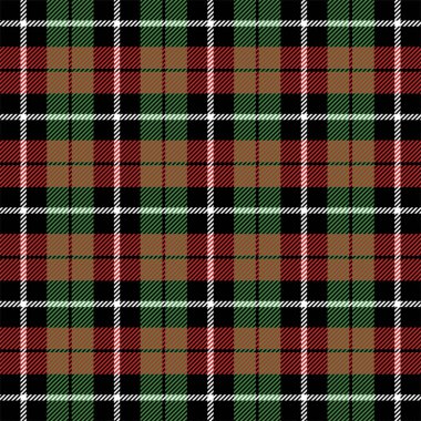 Yılbaşı Tartan. Kalıp İskoç kafesi