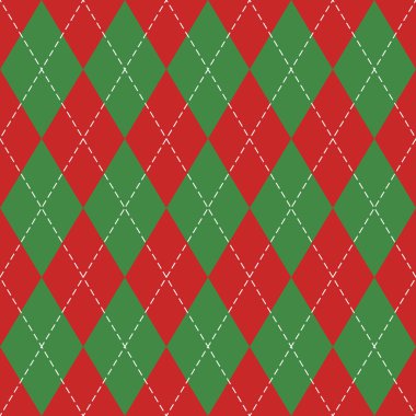 Yılbaşı yeni yıl Argyle. Desen İskoç kafes