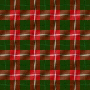 Yılbaşı Tartan. Kalıp İskoç kafesi