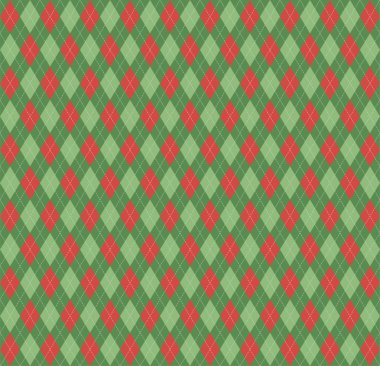 Yılbaşı yeni yıl Argyle. Desen İskoç kafes