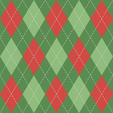 Yılbaşı yeni yıl Argyle. Desen İskoç kafes