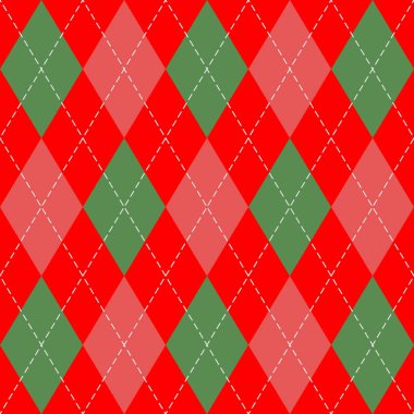 Yılbaşı yeni yıl Argyle. Desen İskoç kafes