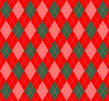 Yılbaşı yeni yıl Argyle. Desen İskoç kafes