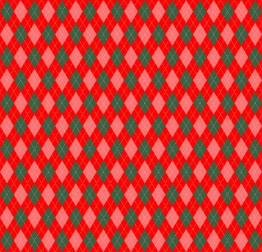 Yılbaşı yeni yıl Argyle. Desen İskoç kafes