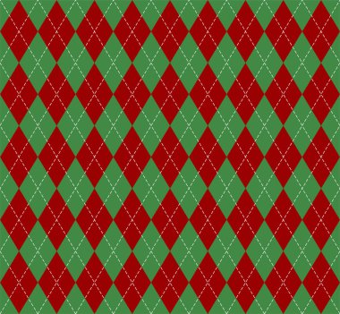 Yılbaşı yeni yıl Argyle. Desen İskoç kafes