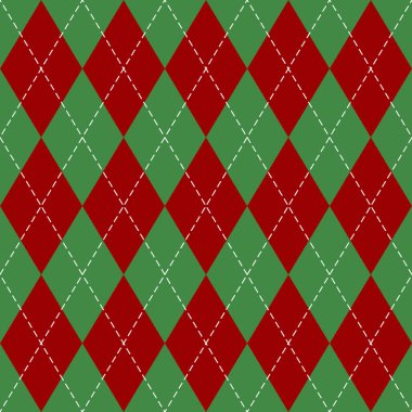 Yılbaşı yeni yıl Argyle. Desen İskoç kafes