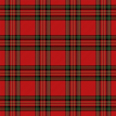 Yılbaşı Tartan. Kalıp İskoç kafesi