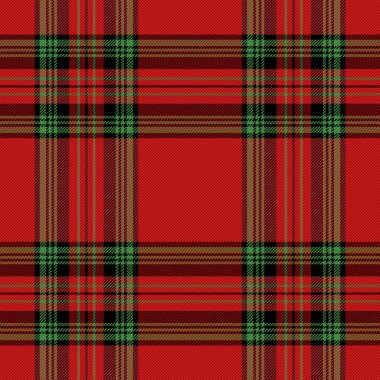Yılbaşı Tartan. Kalıp İskoç kafesi