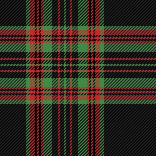 Kerst nieuwjaar Tartan. Patroon Schotse kooi — Stockvector