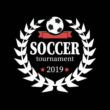 Futbol logosu tasarım şablonu