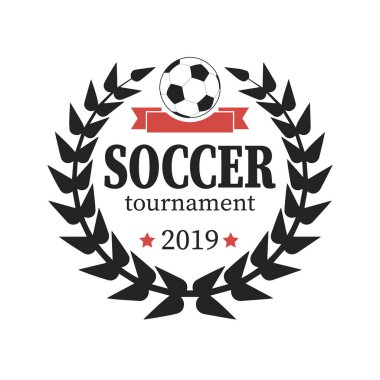 Futbol logosu tasarım şablonu