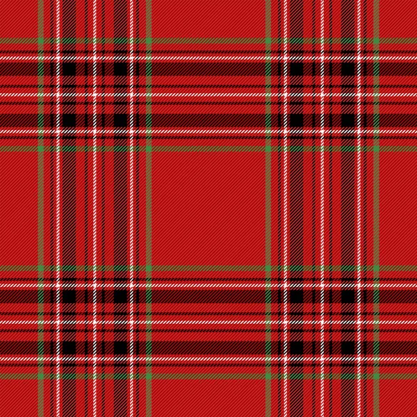 タータン チェック柄。スコットランドの市松模様の背景 — ストックベクタ