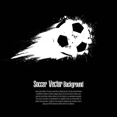 Arka plan soyut futbol topu lekesi