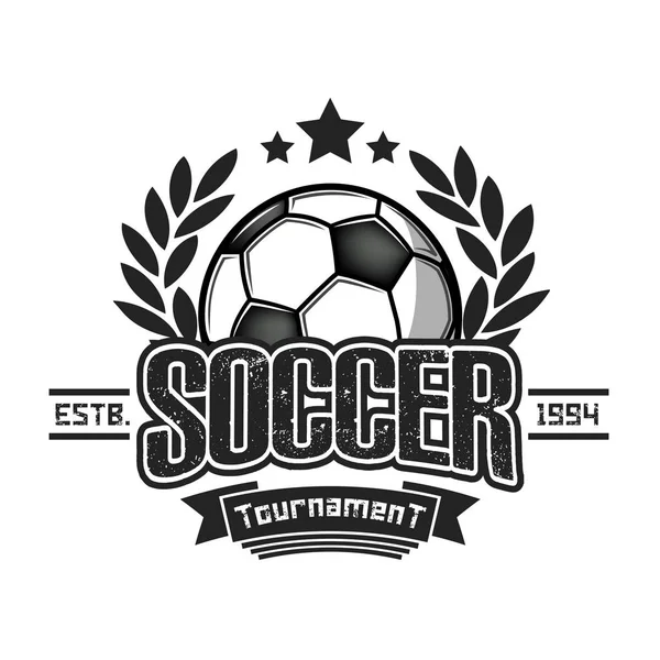 Szablon projektu logo piłki nożnej — Wektor stockowy