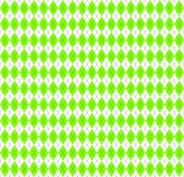 Plaid Argyle aux couleurs vert ovni — Image vectorielle