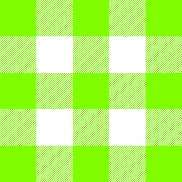 Plaid Buffalo. Tartan vert ovni. Cage écossaise — Image vectorielle