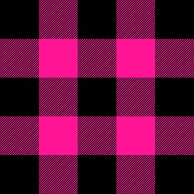 Buffalo şal. Plastik pembe tartan. İskoç kafes