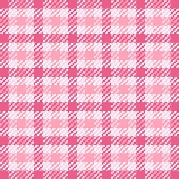 Valentines day Tartan plaid. Pattern Scottish cage — Stock Vector