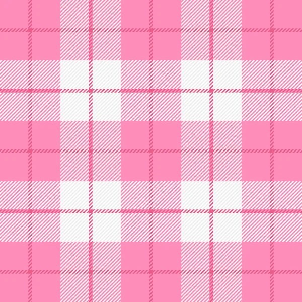 Valentinstag Tartan kariert. Schottischer Käfig — Stockvektor