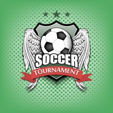 Futbol logo tasarım şablonu