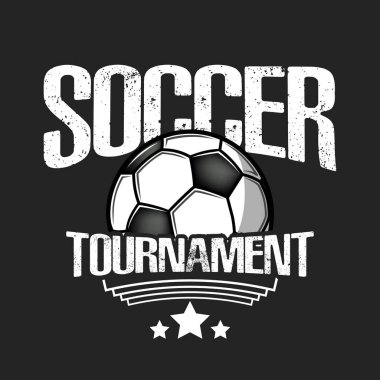 Futbol logosu tasarım şablonu