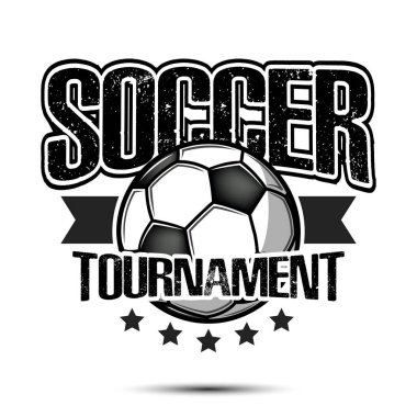 Futbol logosu tasarım şablonu