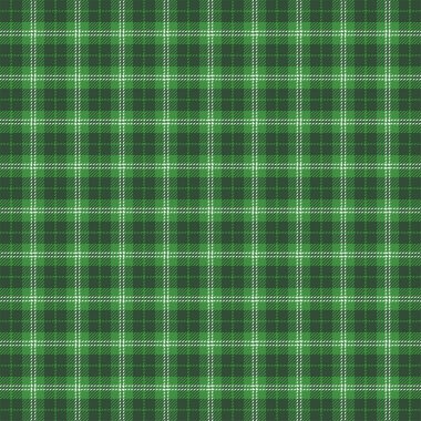 St Patricks Günü Tartan ekose. İskoç kafes