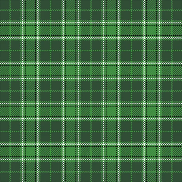 St. Patricks Day Tartan kariert. Schottischer Käfig — Stockvektor