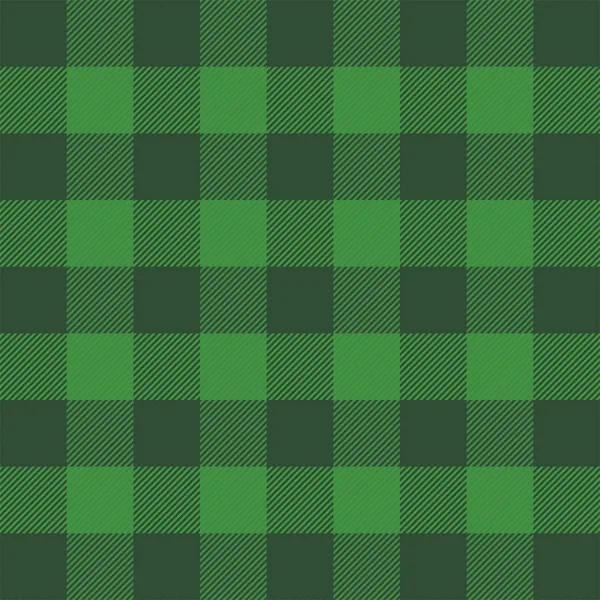 St. Patricks Day Tartan kariert. Schottischer Käfig — Stockvektor