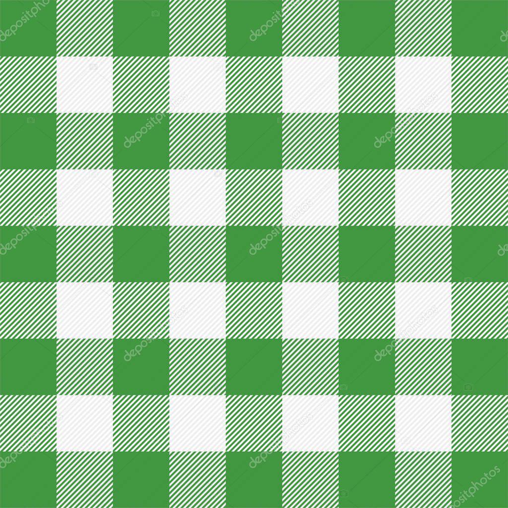 St. Patricks day Tartan plaid. Scottish cage