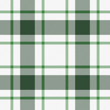 St Patricks Günü Tartan ekose. İskoç kafes