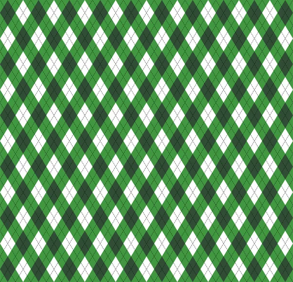 7418 - St Patricks Günü argyle — Stok Vektör