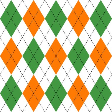 Aziz Patrick Günü Argyle. Kalıp İskoç kafesi