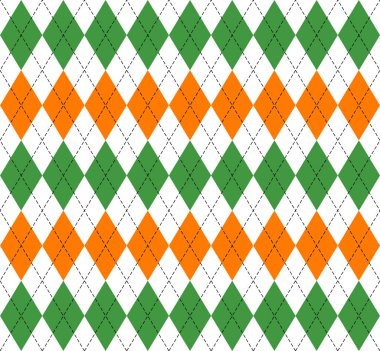 Aziz Patrick Günü Argyle. Kalıp İskoç kafesi