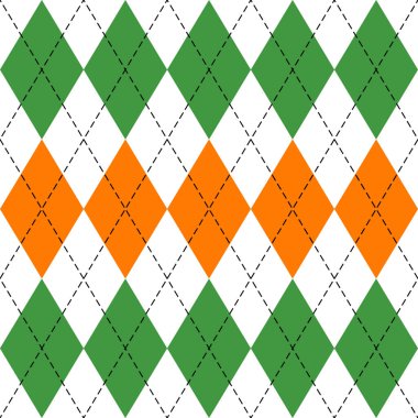 Aziz Patrick Günü Argyle. Kalıp İskoç kafesi