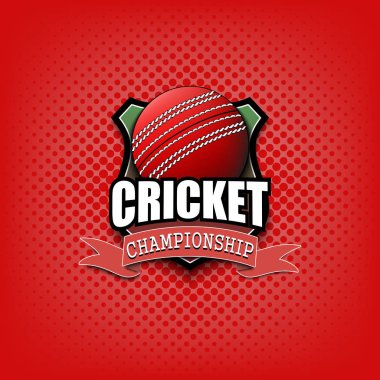 Kriket logo tasarım şablonu