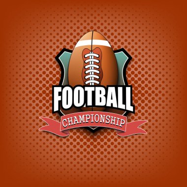 Futbol logosu şablon tasarımı