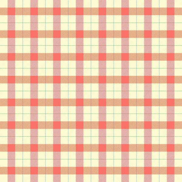 Pasen Tartan ruitje. Patroon Schotse kooi — Stockvector