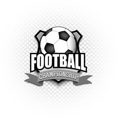 Futbol logo tasarım şablonu